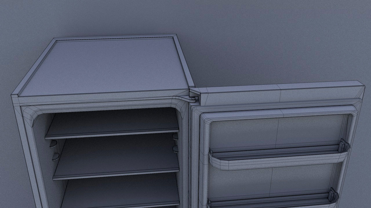 Refrigerator 3D model_1