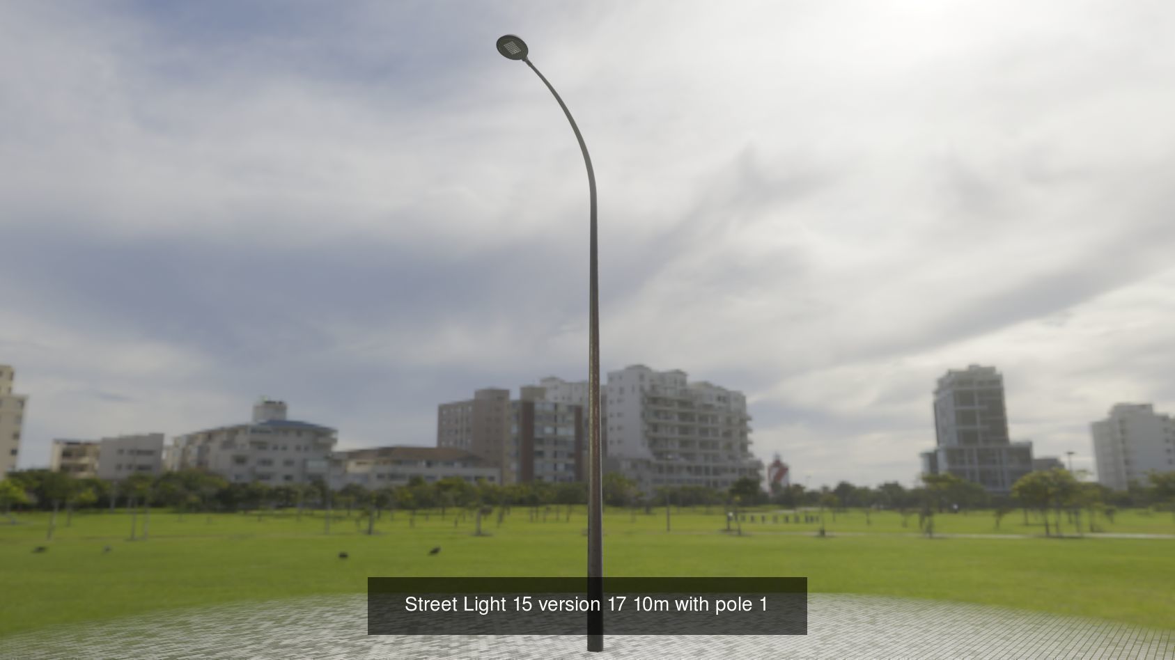 Street Lights Version 15 3D Model Collection_4