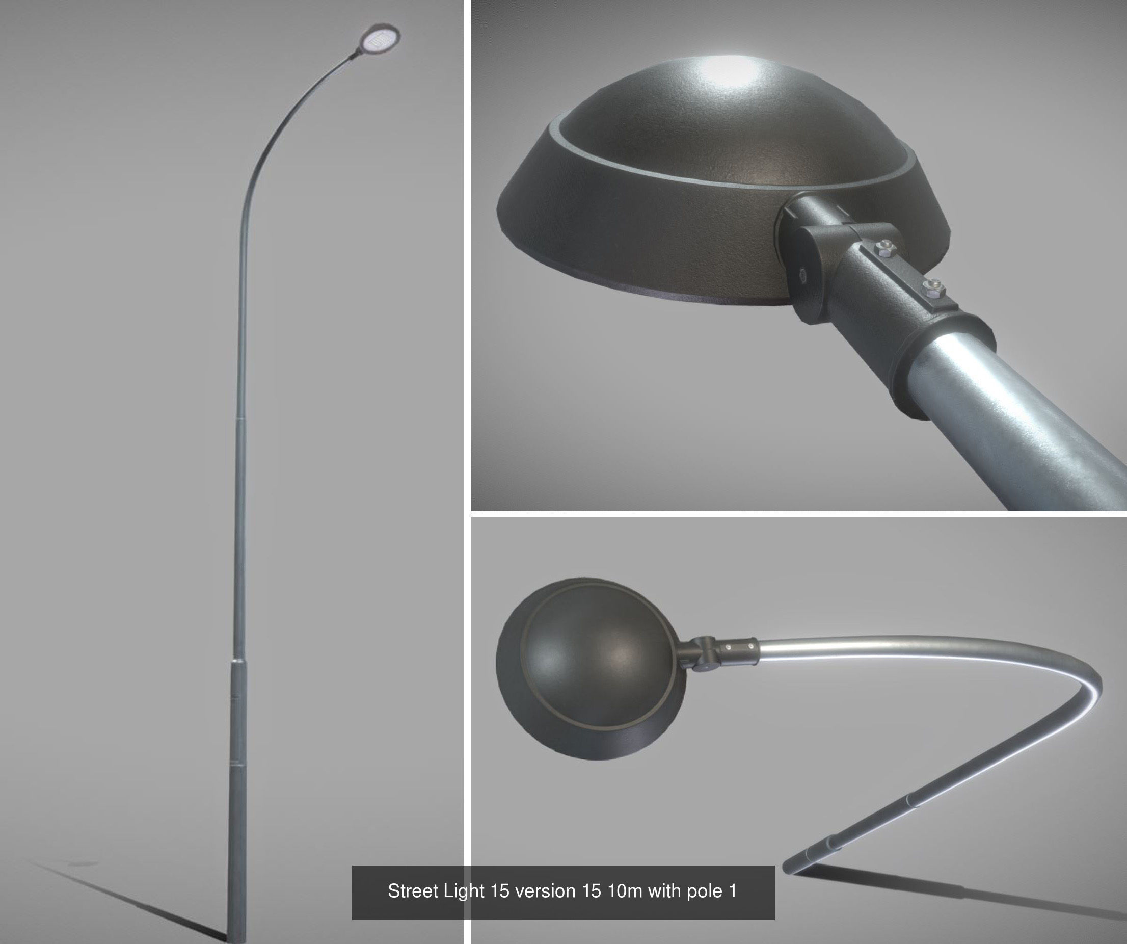 Street Lights Version 15 3D Model Collection_6