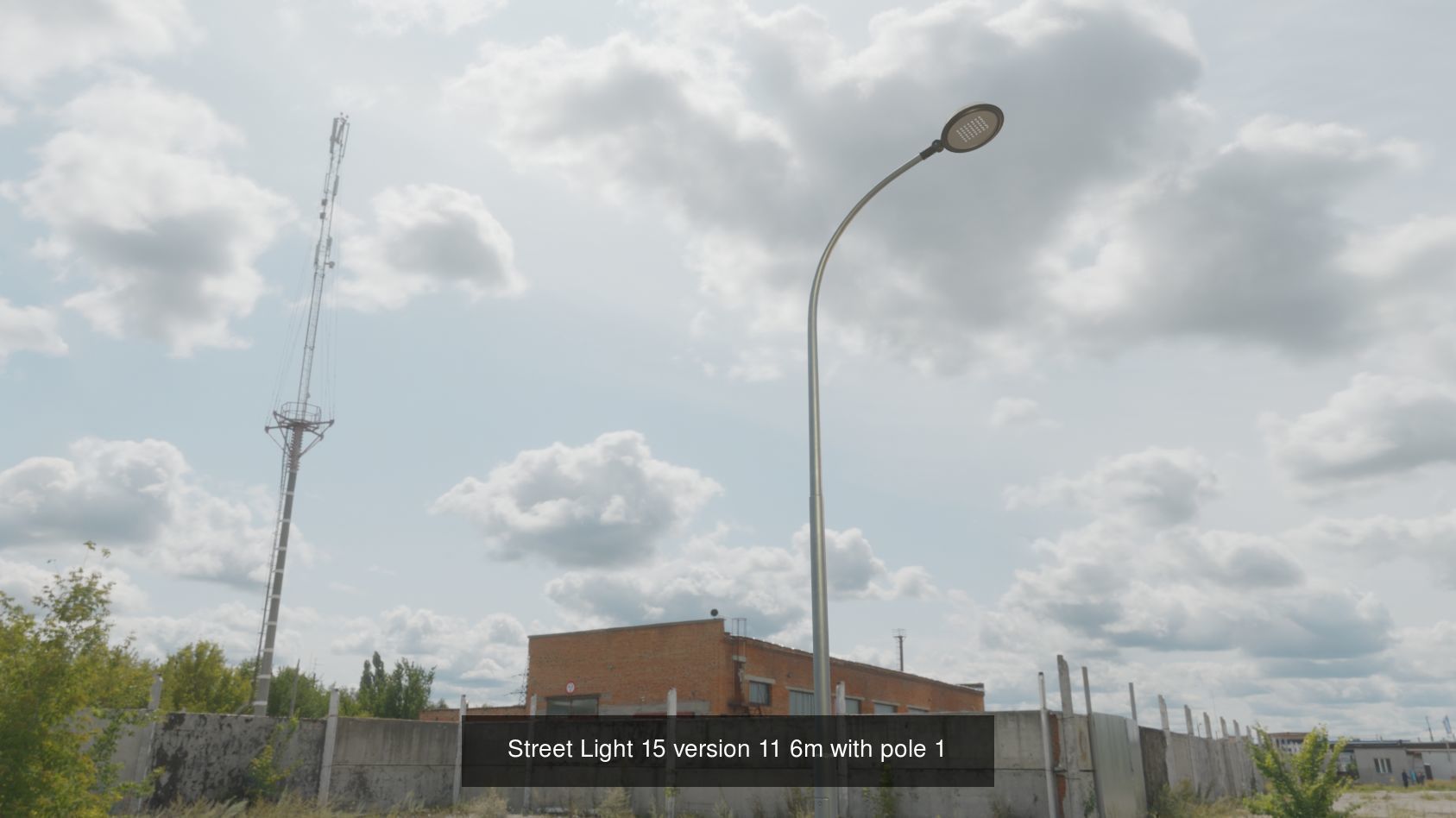 Street Lights Version 15 3D Model Collection_10