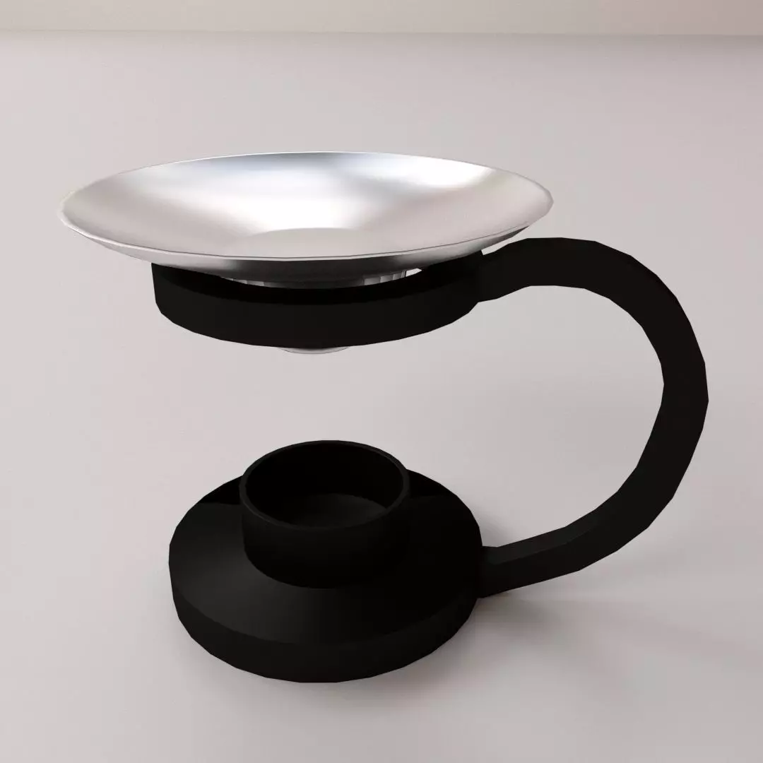 Essential Oil Burner 3D model_0