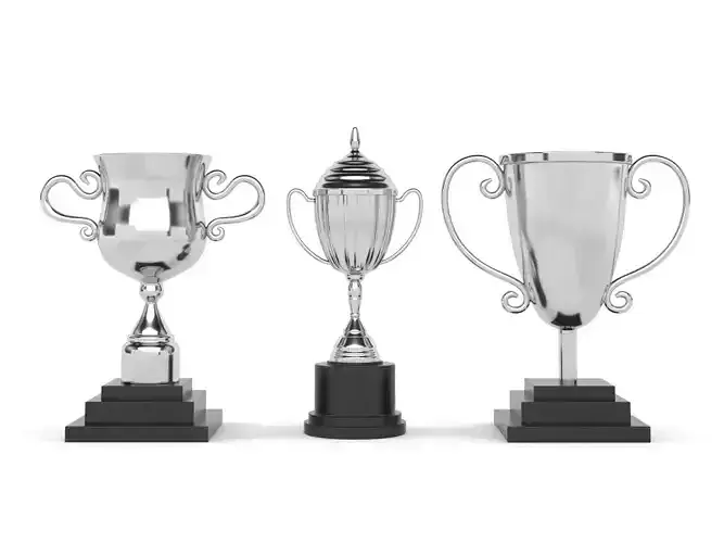 Cups Trophy 3D model