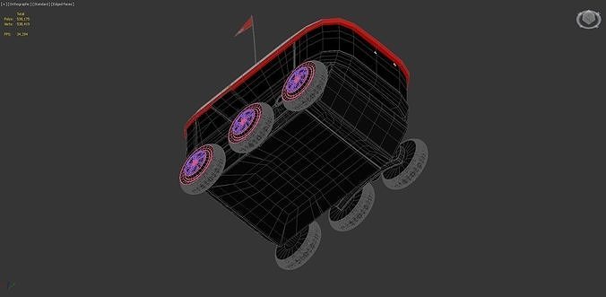 Yandex Delivery Robot 3D model 7