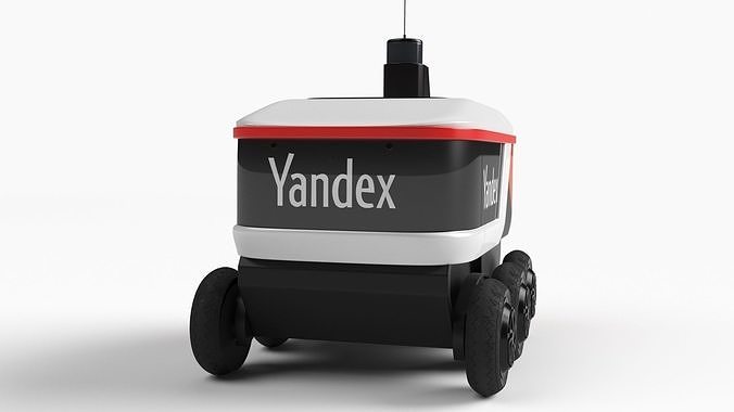 Yandex Delivery Robot 3D model 2