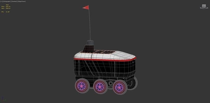 Yandex Delivery Robot 3D model 3