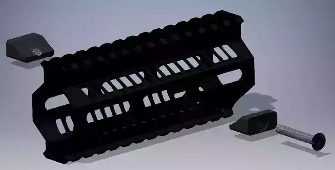 5 inch handguard wells cqb