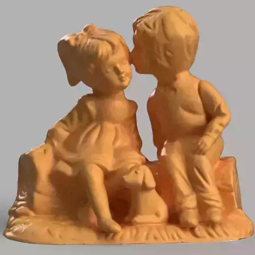 boy and girl love  3D print model