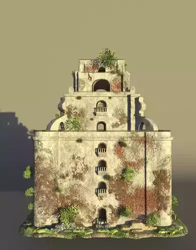 SINKING BELL TOWER 3D model