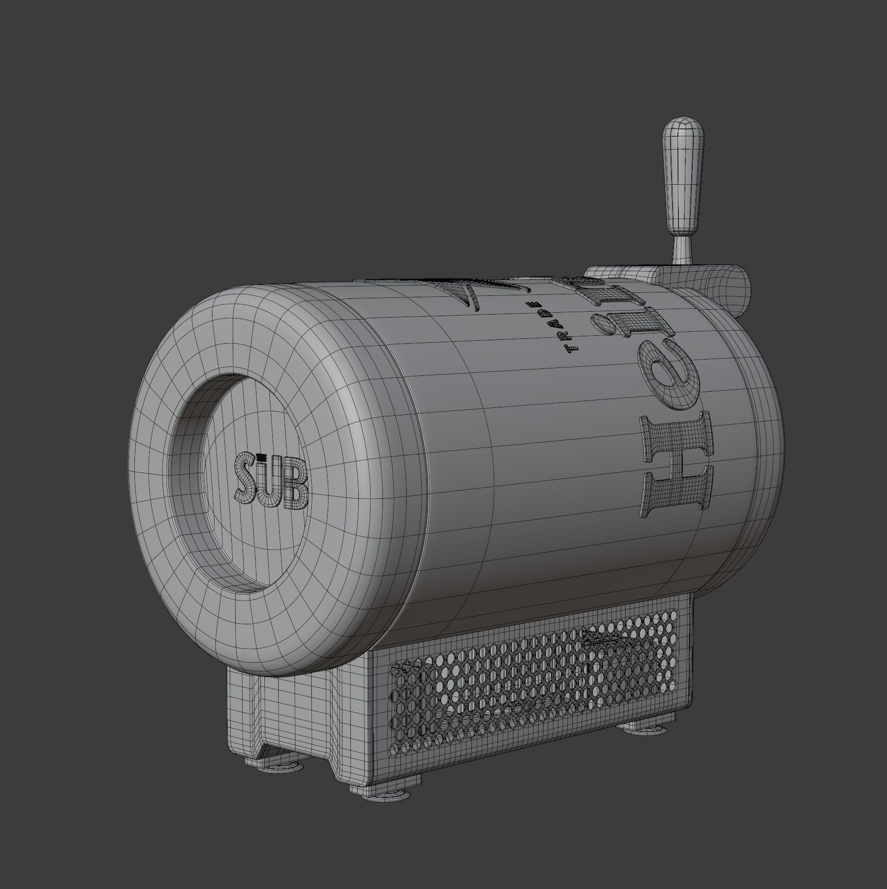 The Sub Draught Beer Machine 3D model_11
