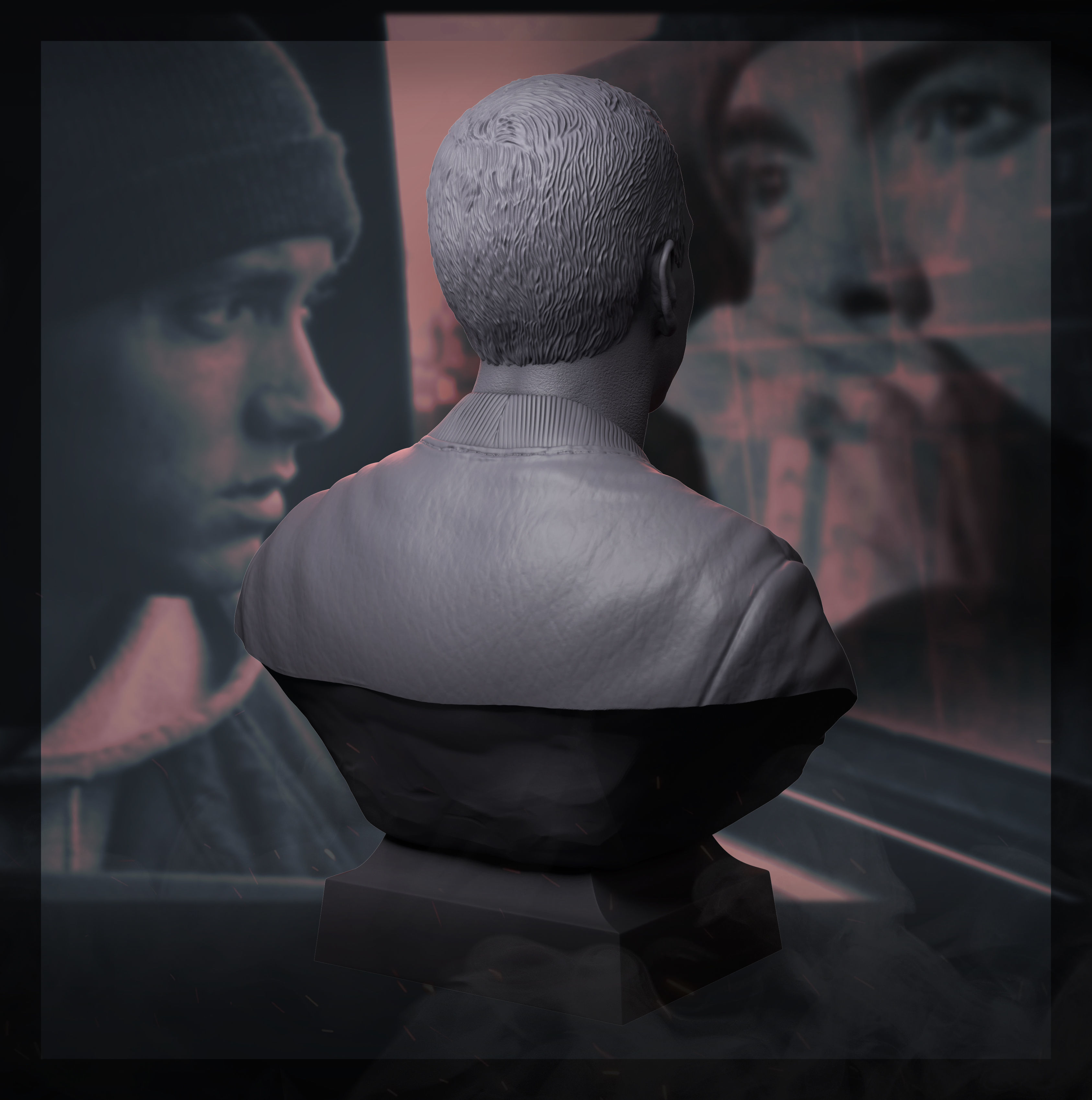 Eminem  3D print model_7
