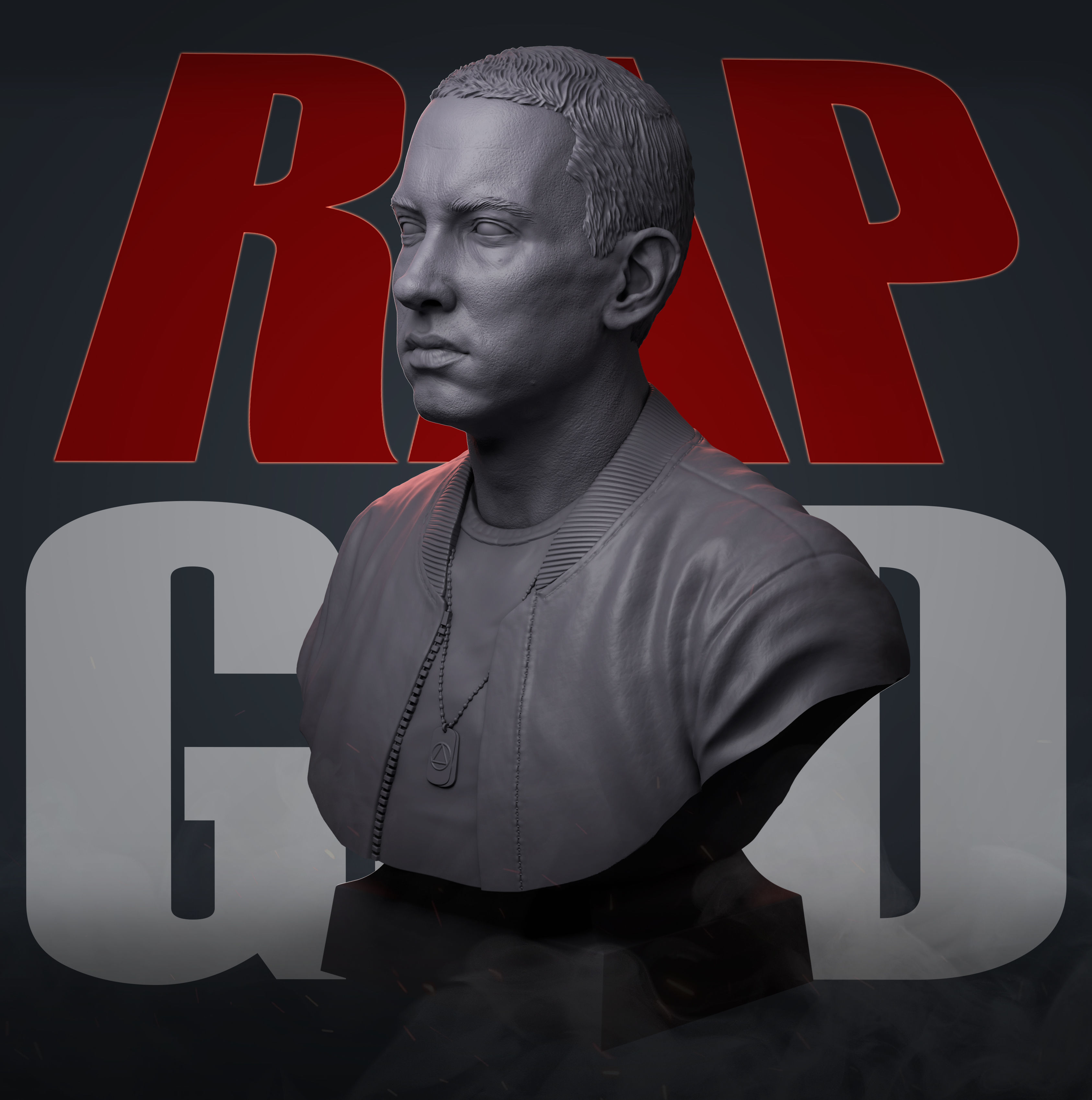 Eminem  3D print model_22