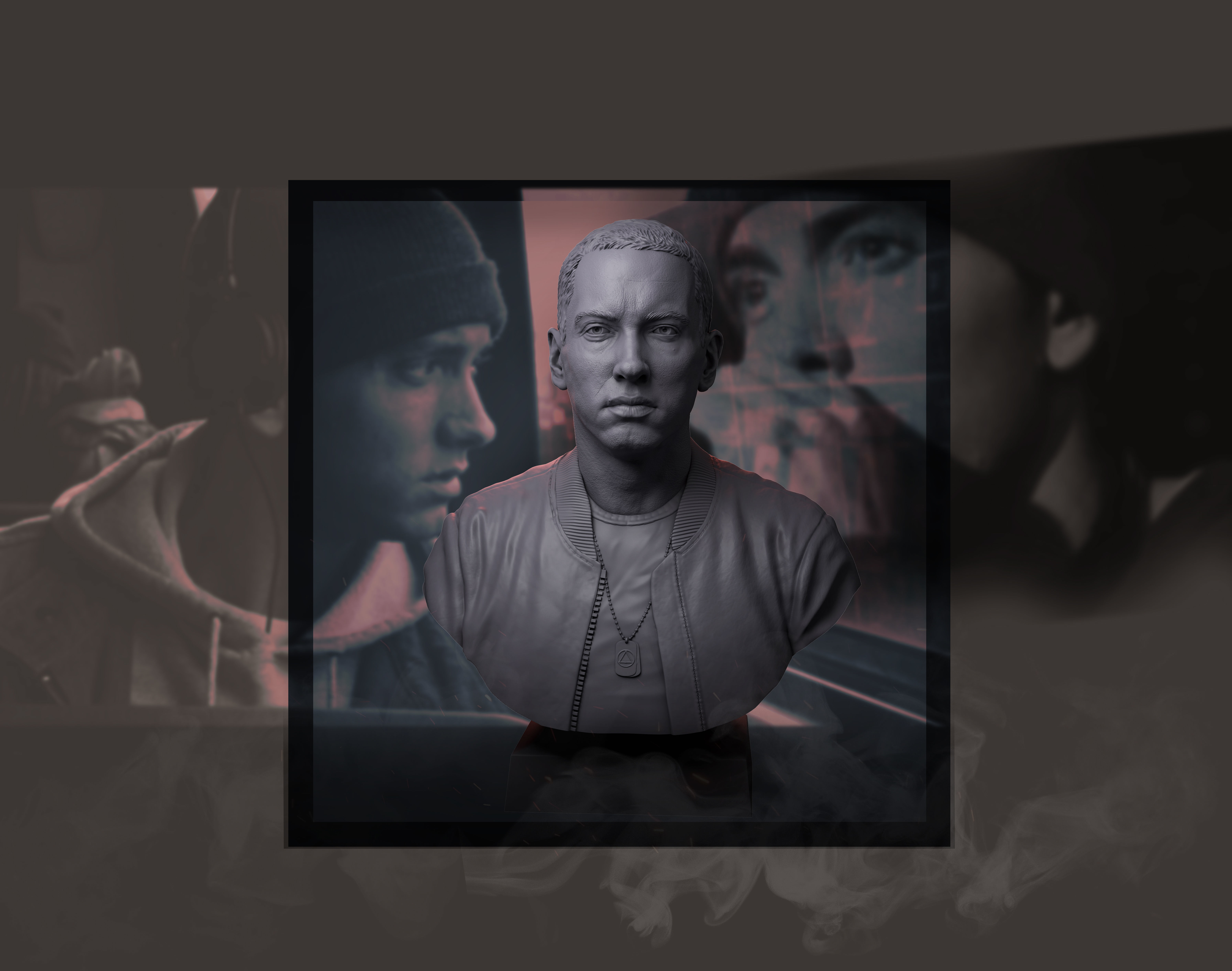 Eminem  3D print model_1