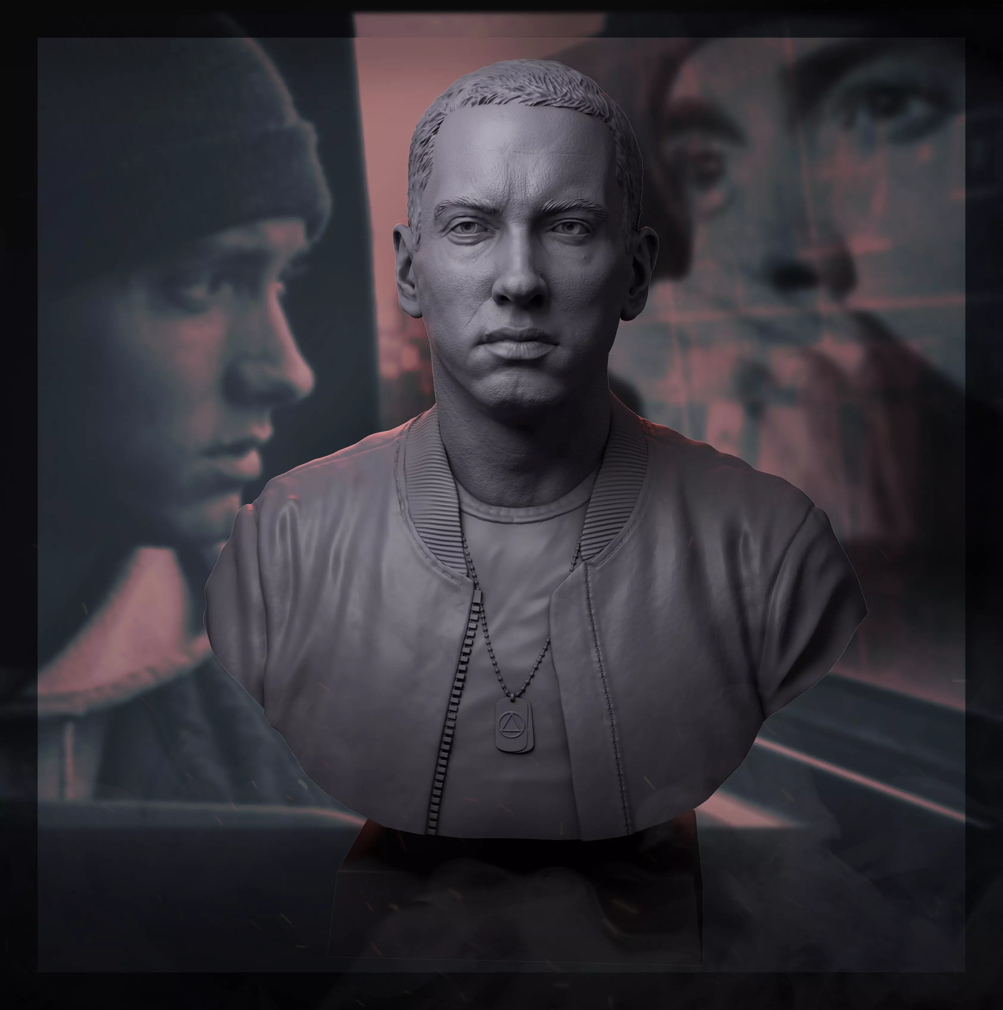 Eminem  3D print model_0