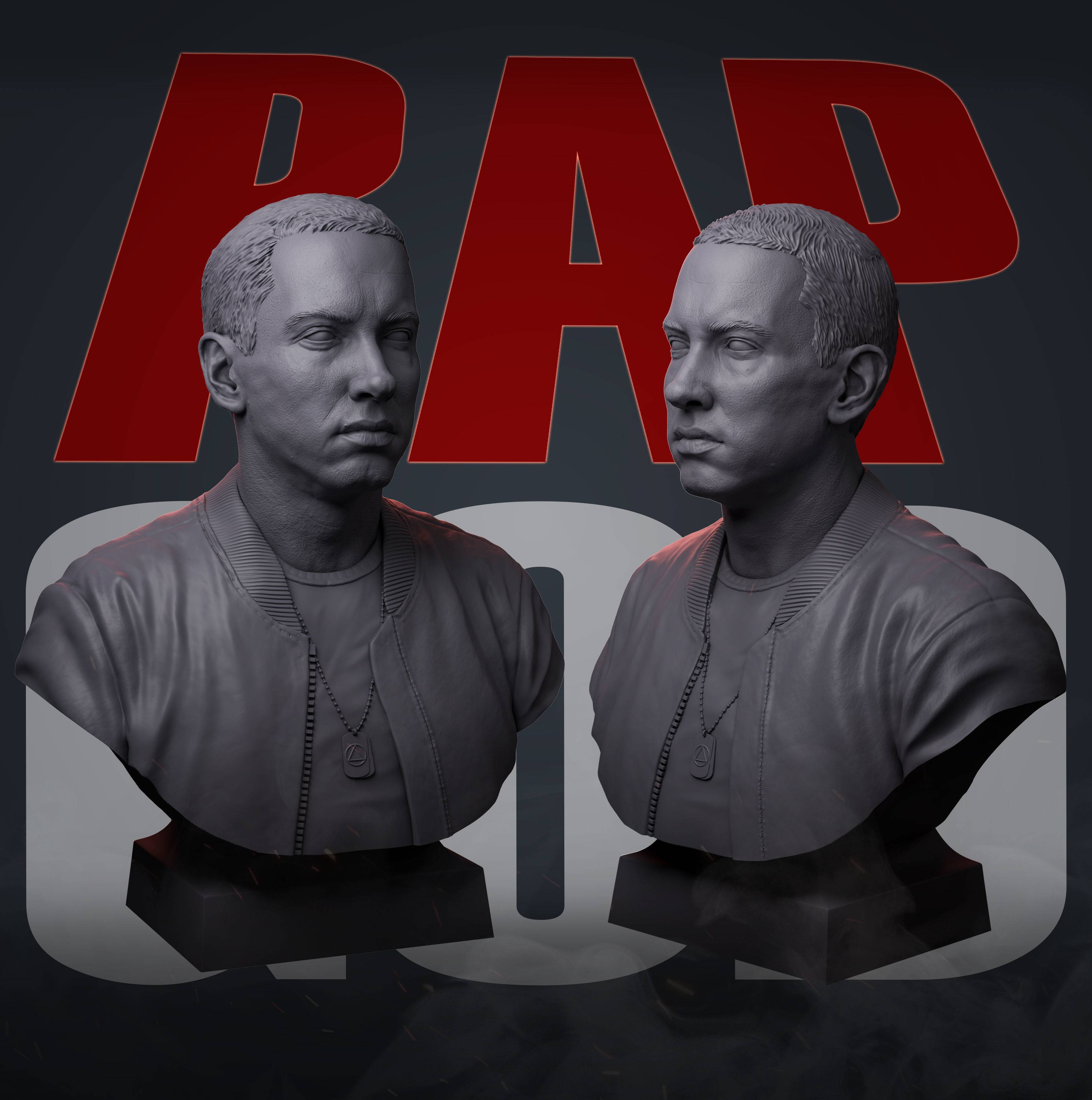 Eminem  3D print model_26