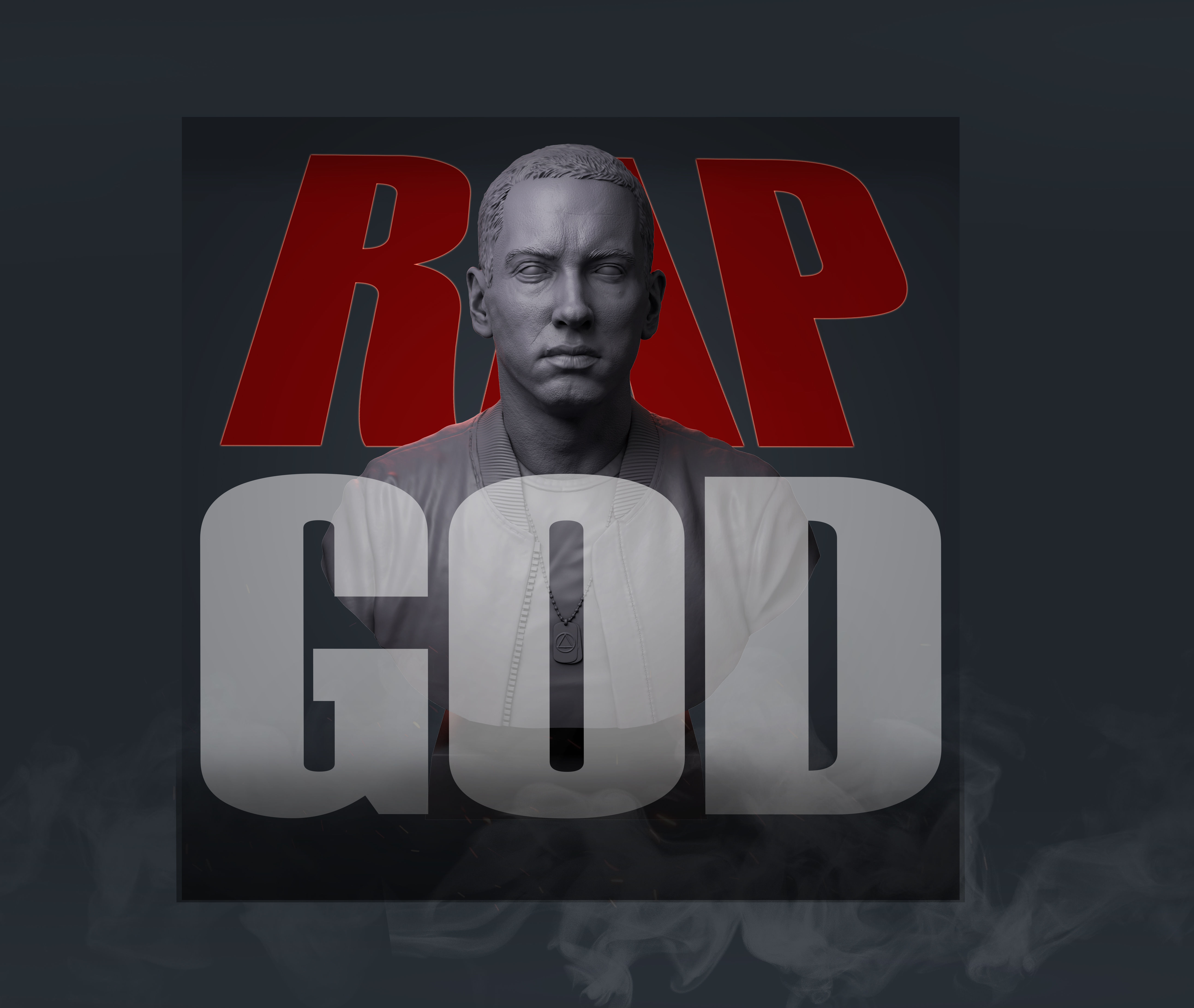 Eminem  3D print model_12