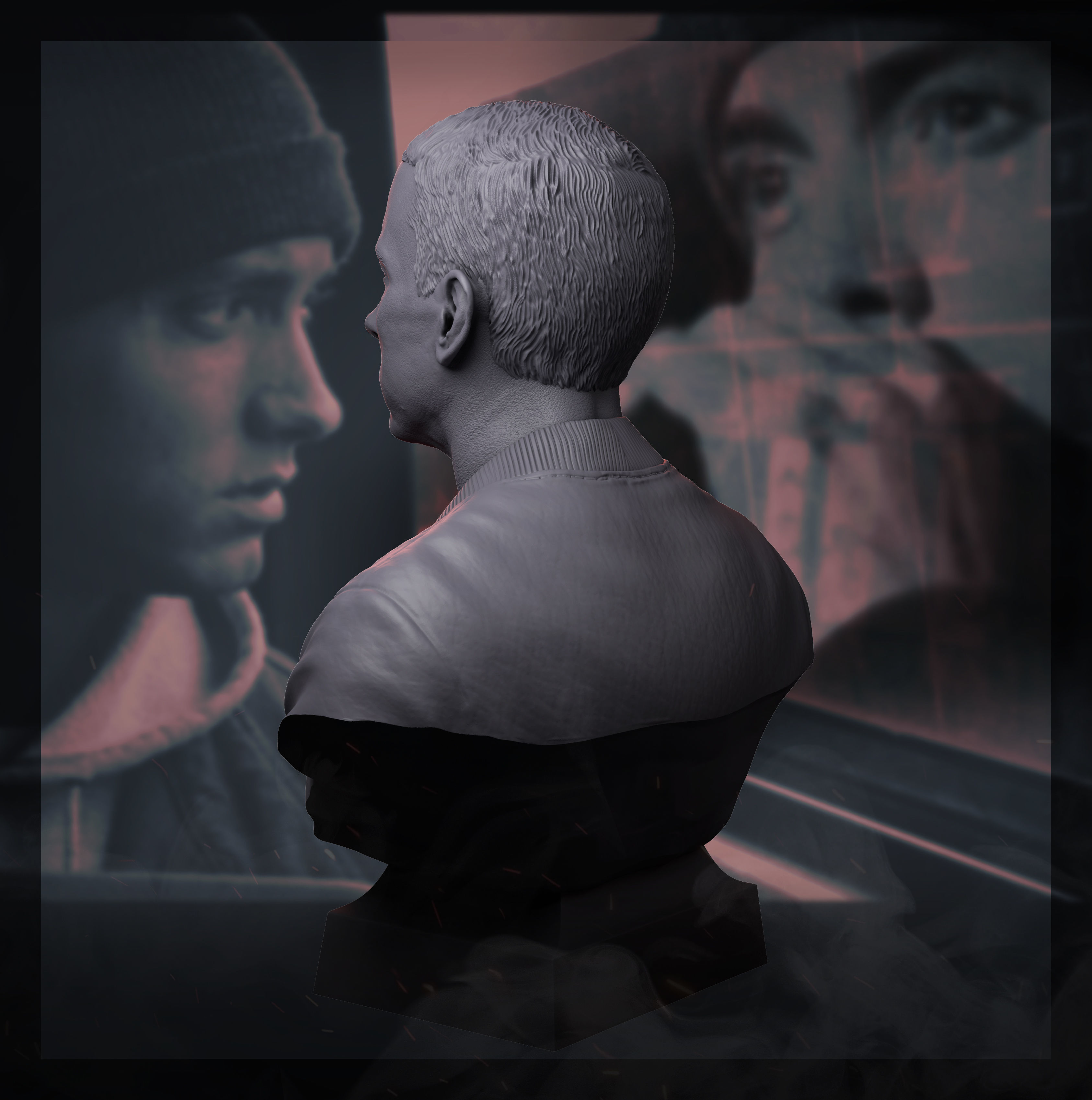 Eminem  3D print model_31
