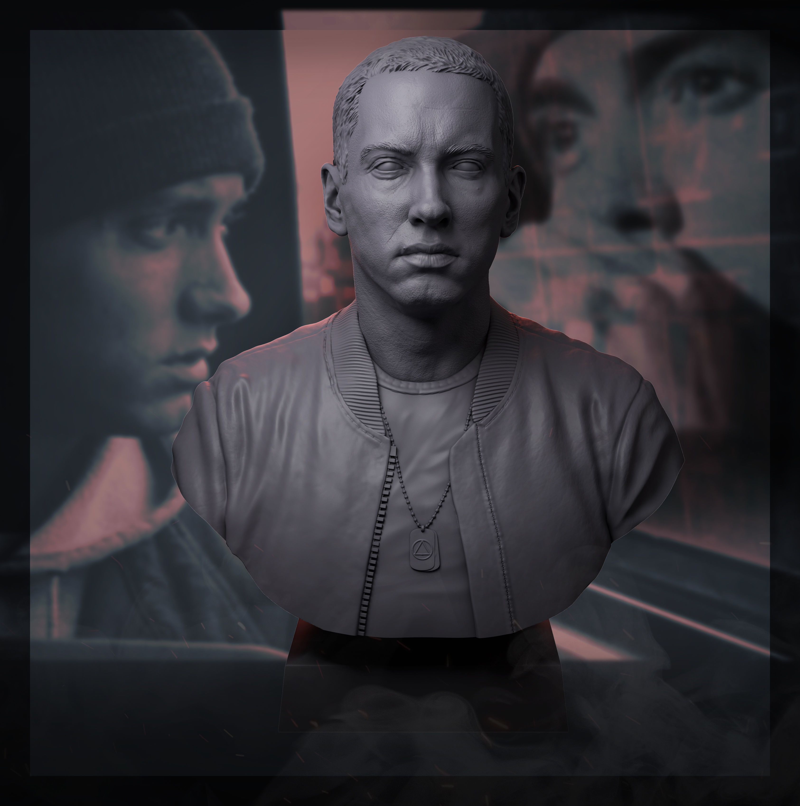 Eminem  3D print model_32