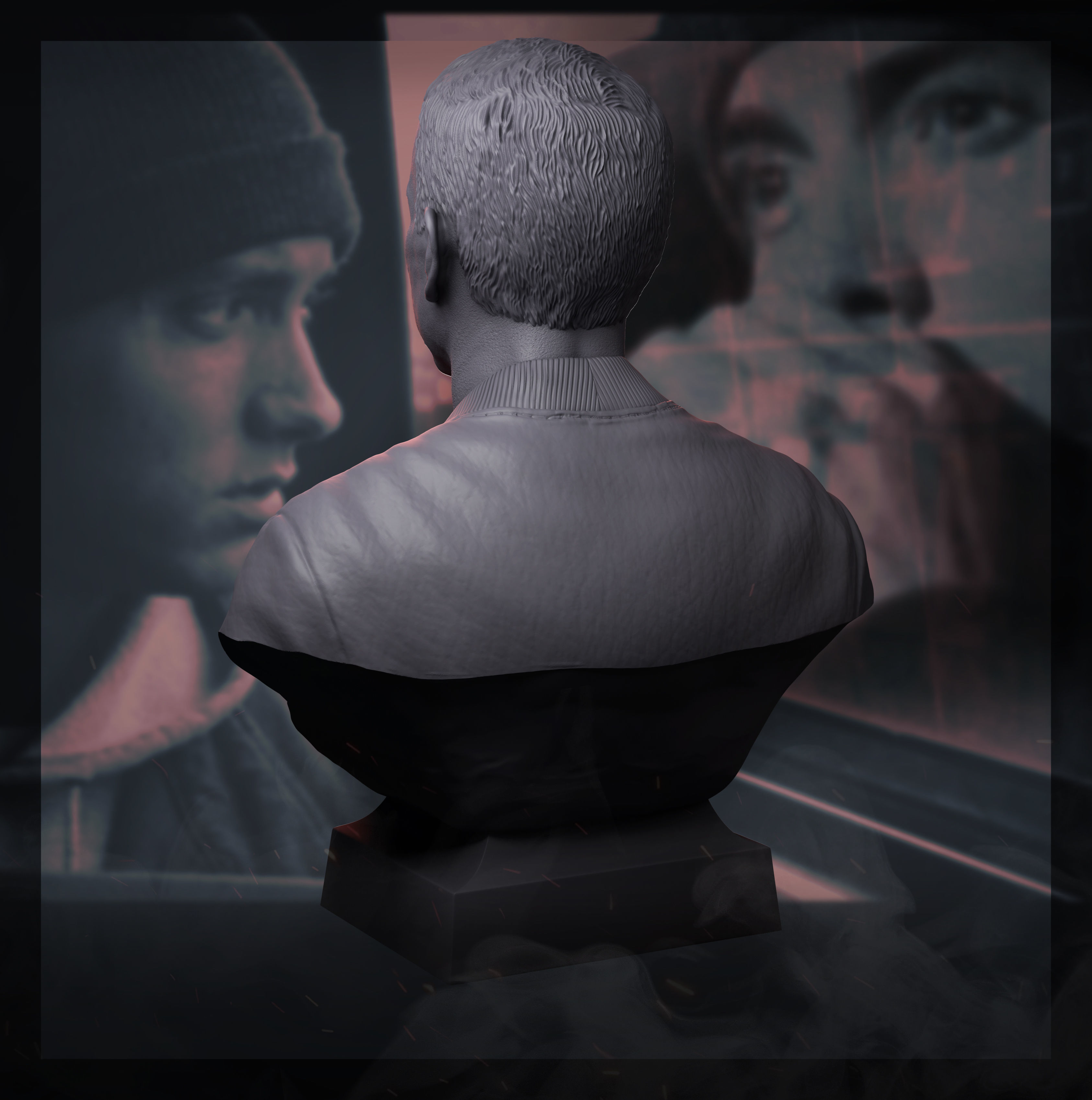 Eminem  3D print model_30