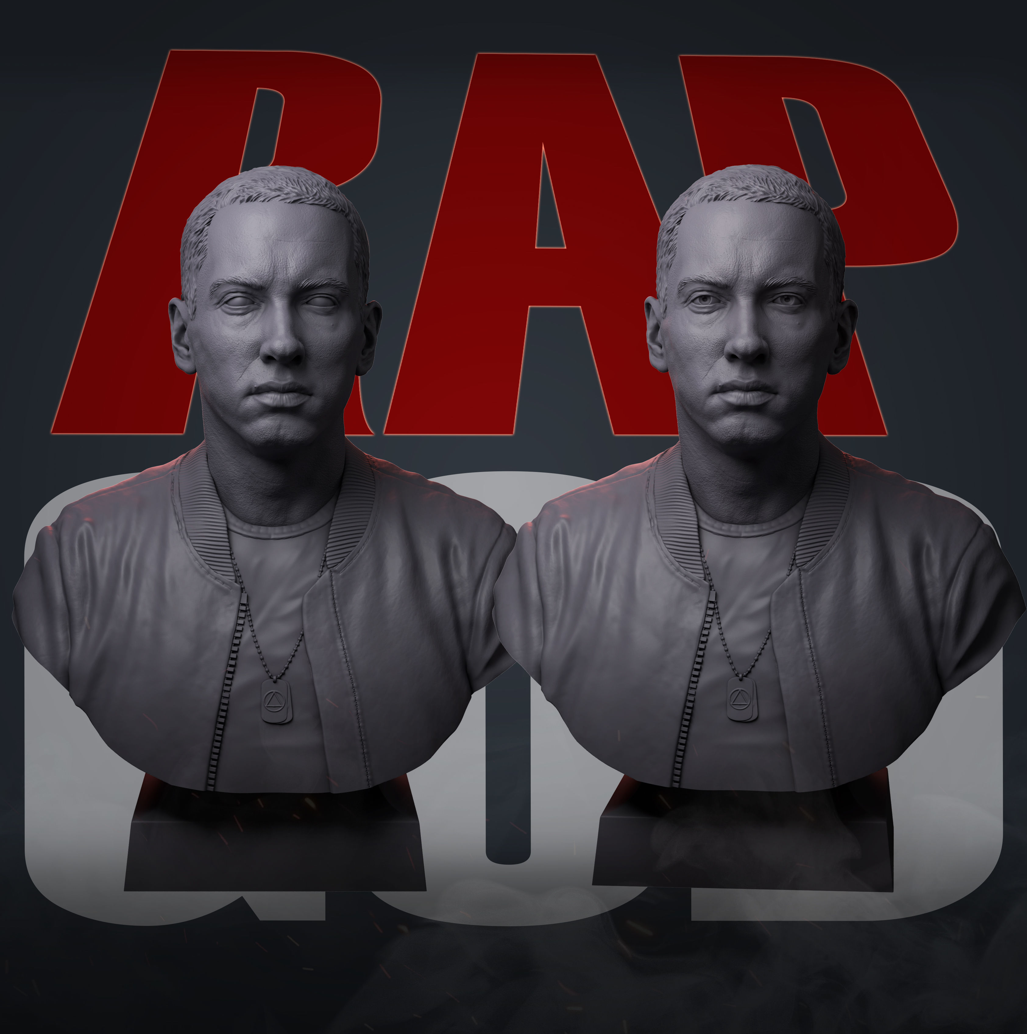 Eminem  3D print model_15