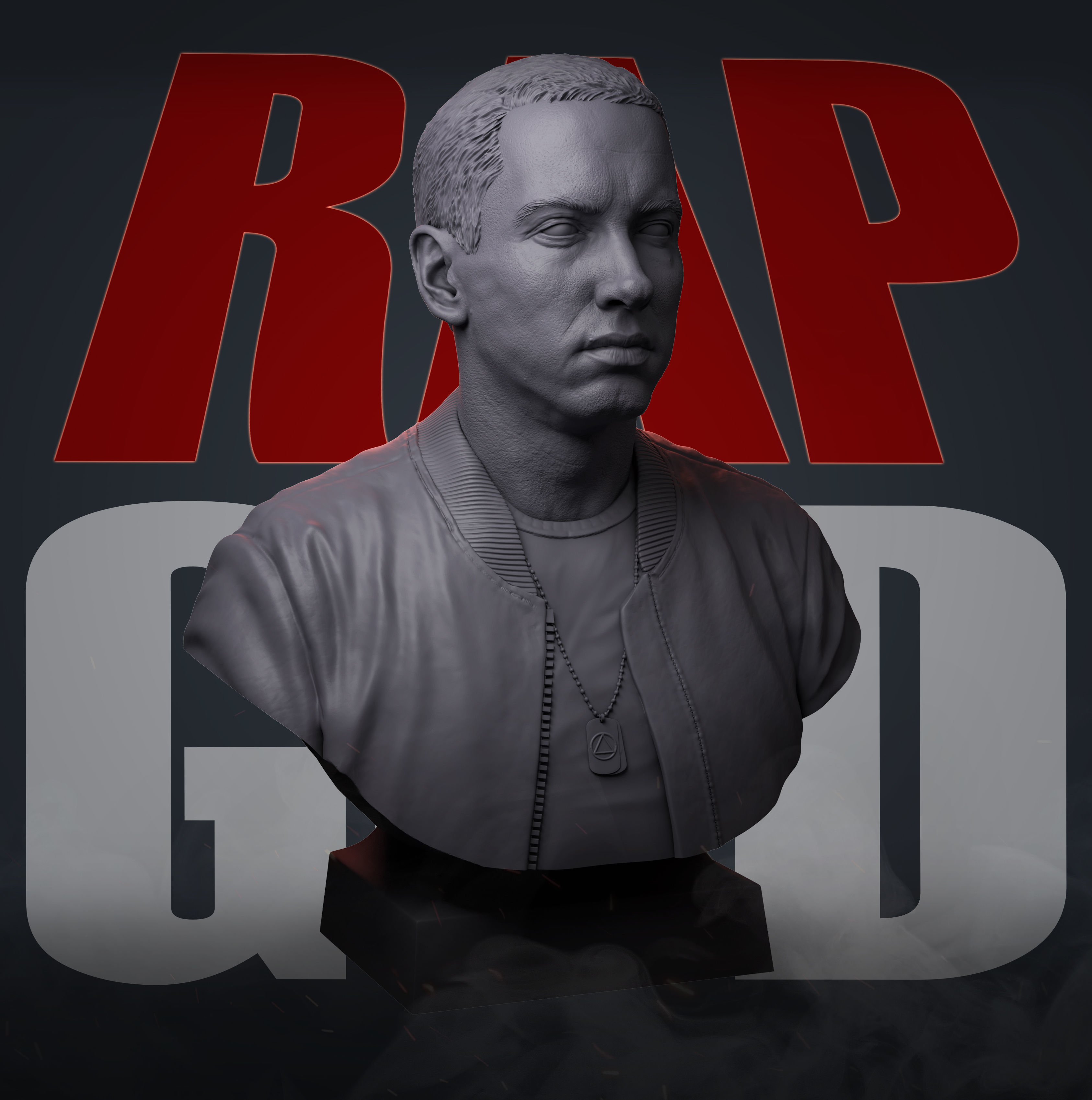 Eminem  3D print model_21