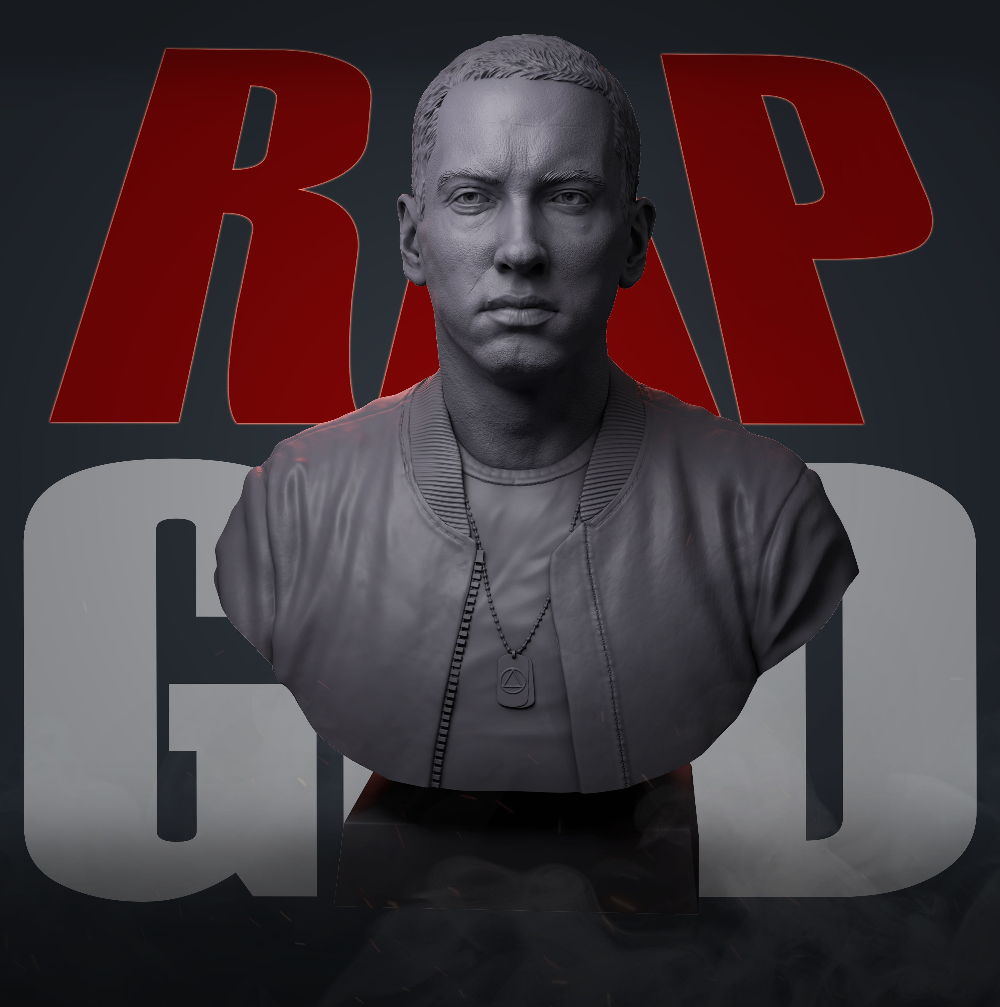 Eminem  3D print model_23