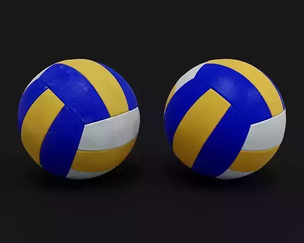 Volleyball with textures