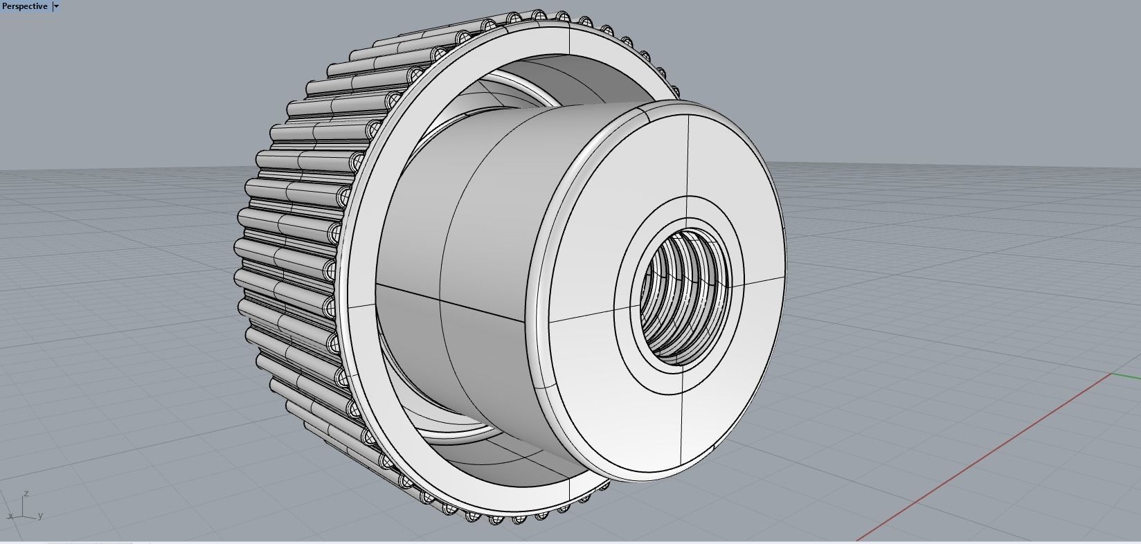 3D Nuts M4 06014 11180424 Knurled plasitc 3D print model 3D print model_7