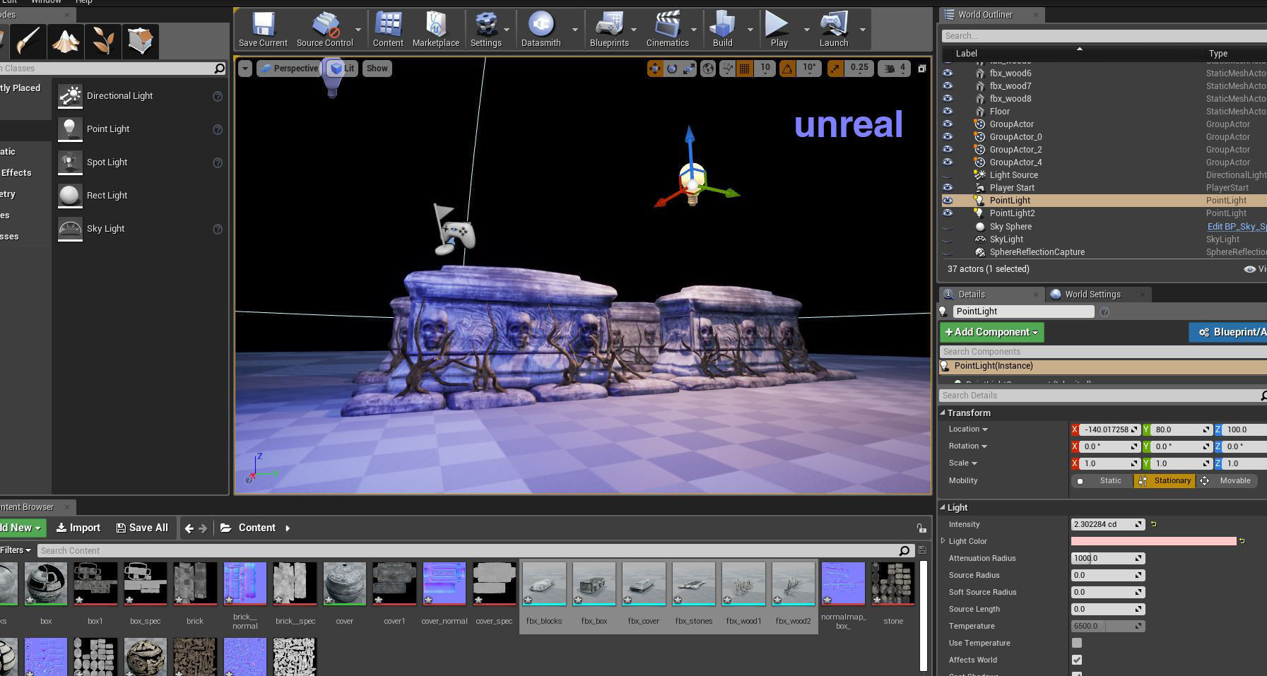 tomb evil  Low-poly 3D model_6