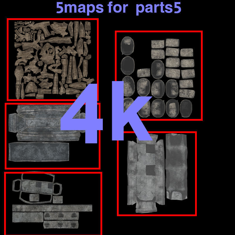 tomb evil  Low-poly 3D model_7