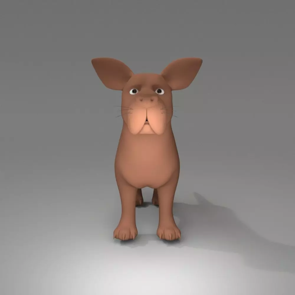 Zion Dog 3D model_0