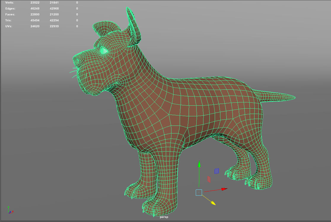 Zion Dog 3D model_5