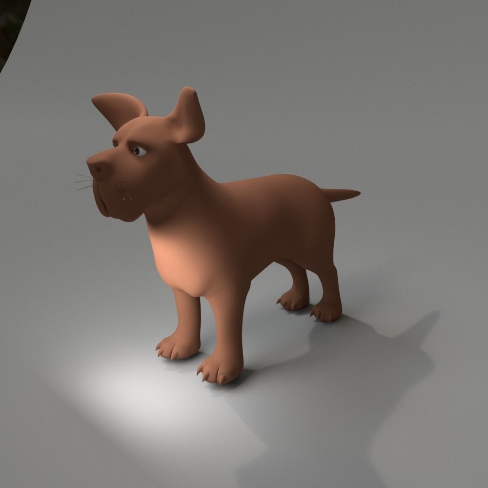 Zion Dog 3D model_4