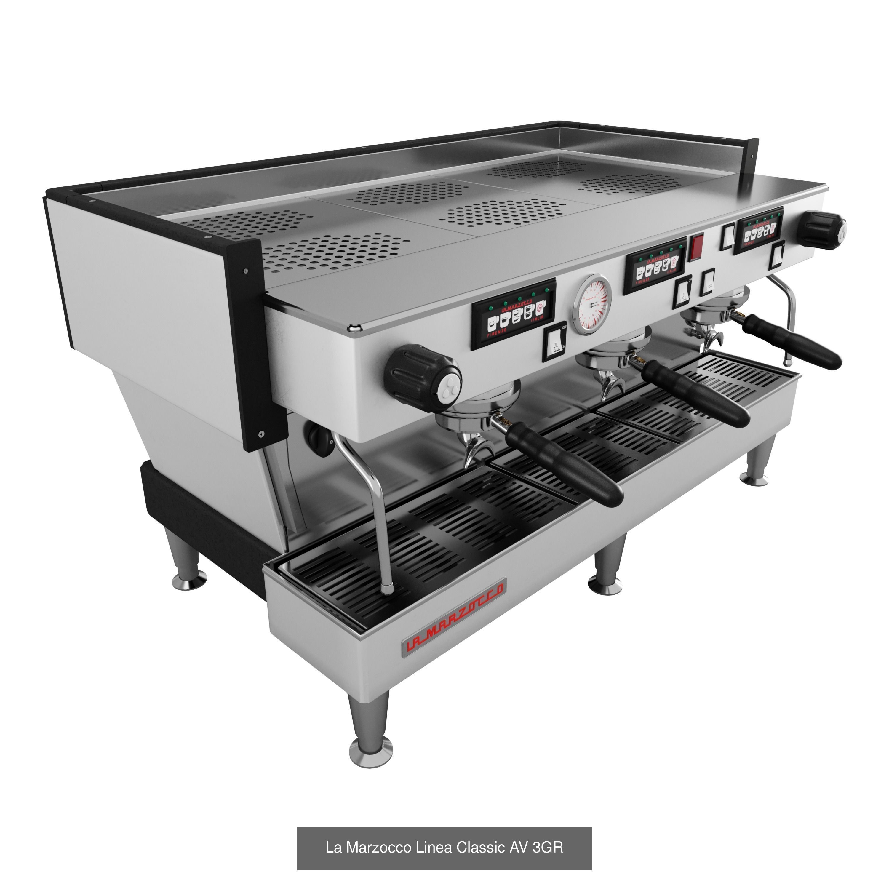 La Marzocco Linea Classic Coffee Machines Pack 3D Model Collection_3