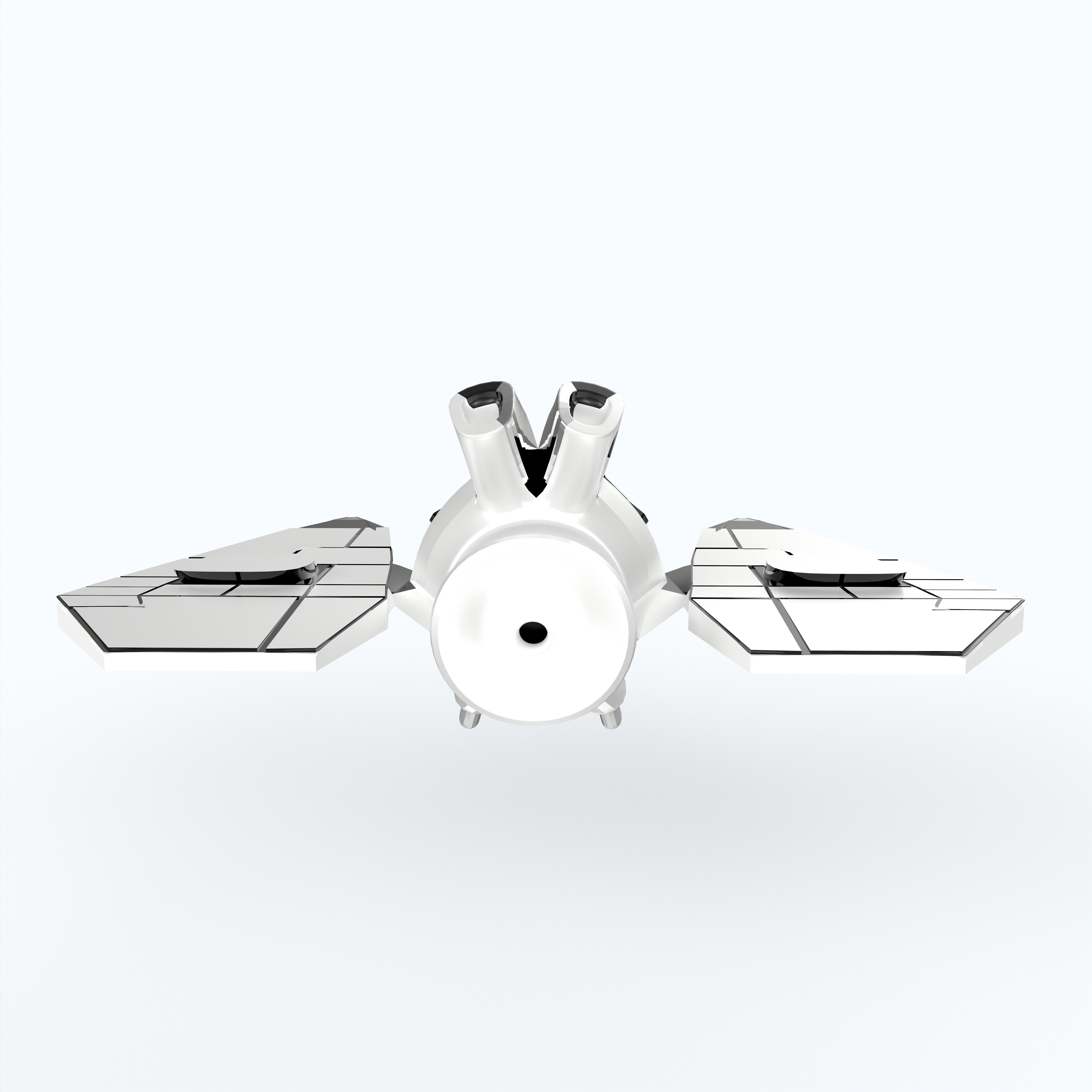 Space Ship Ultra Game Ready Low-poly 3D model_21