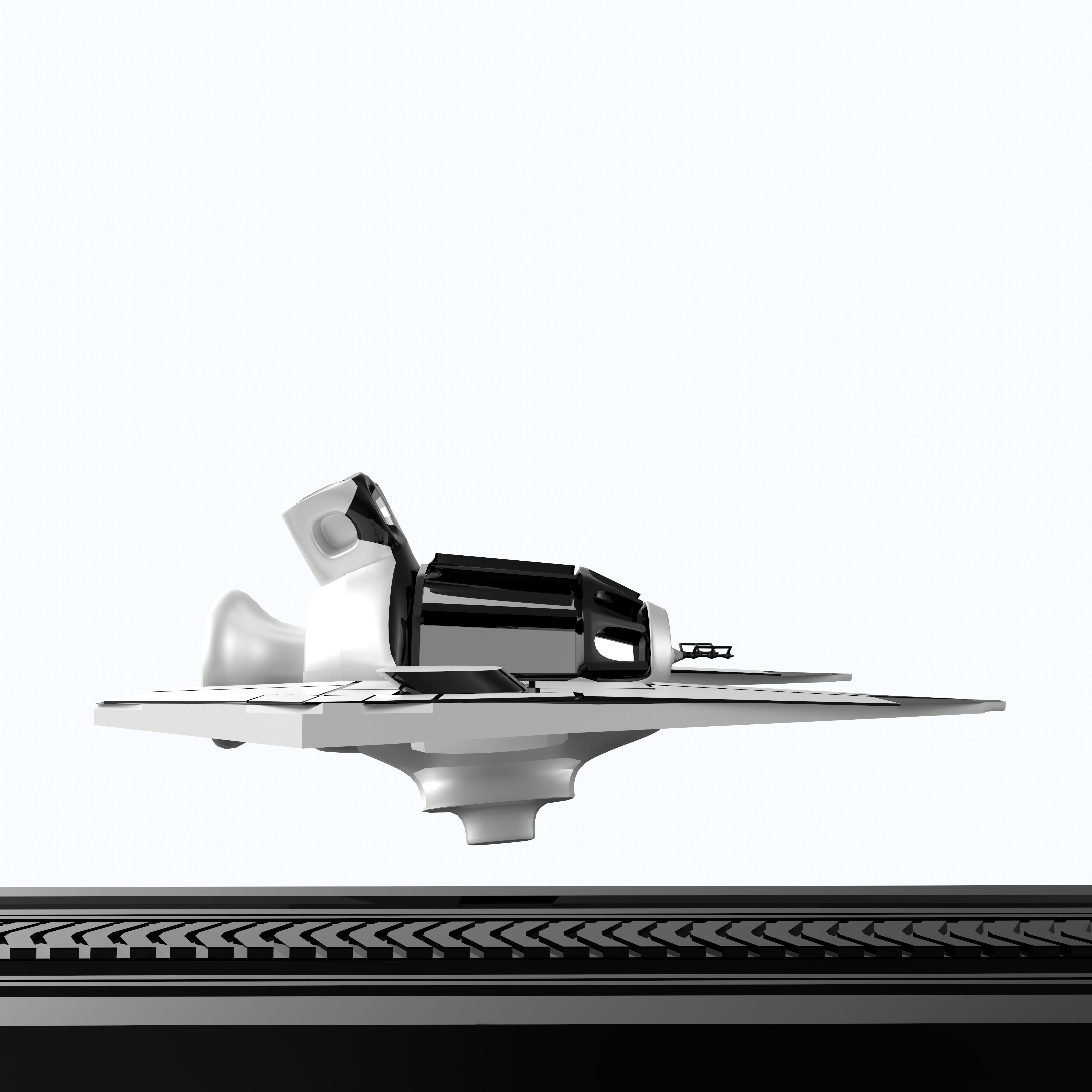 Space Ship Ultra Game Ready Low-poly 3D model_11