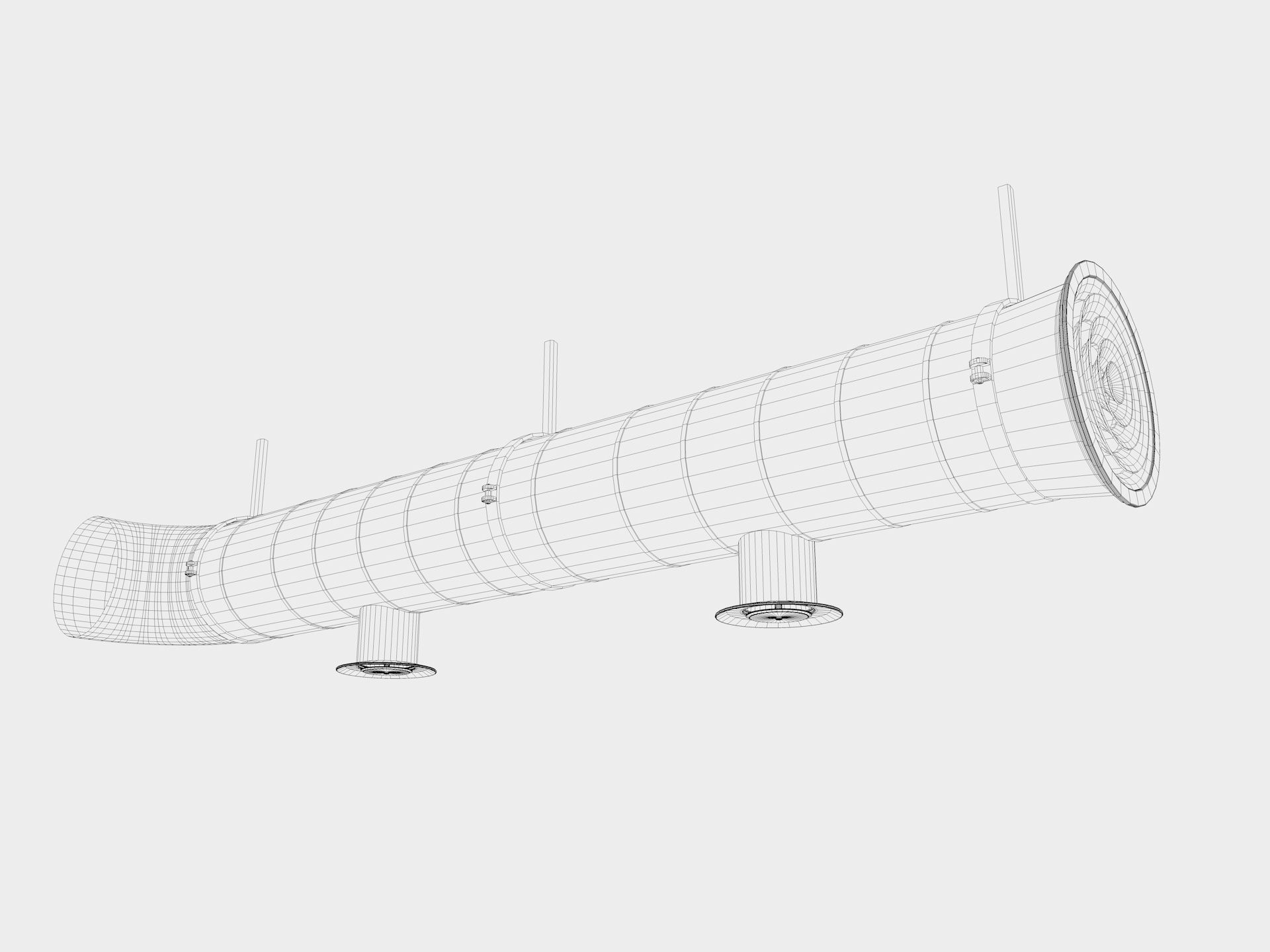 industrial Ceiling Pack 3D model_12
