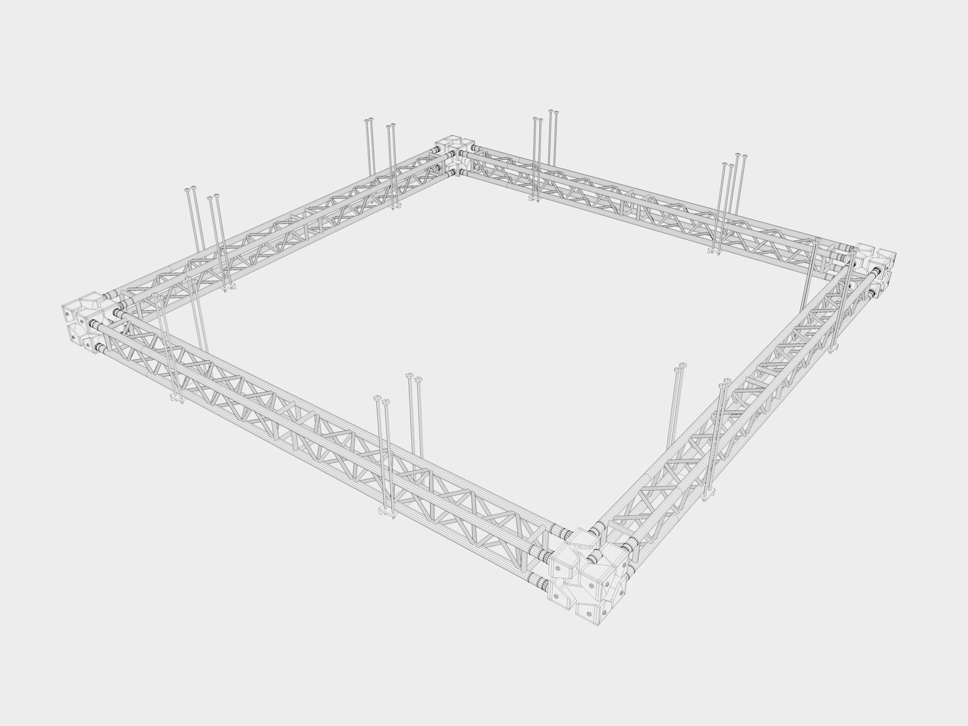 industrial Ceiling Pack 3D model_4