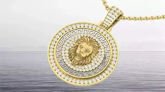 TRP 1002 LION PENDENT 