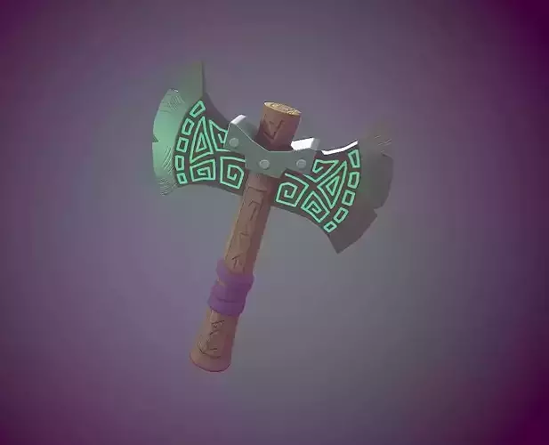 Stylized Axe Free 3D model