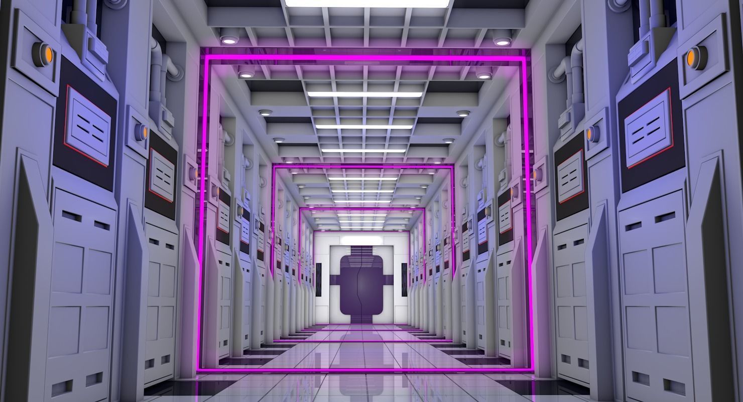 Sci Fi Interior 3D model_3