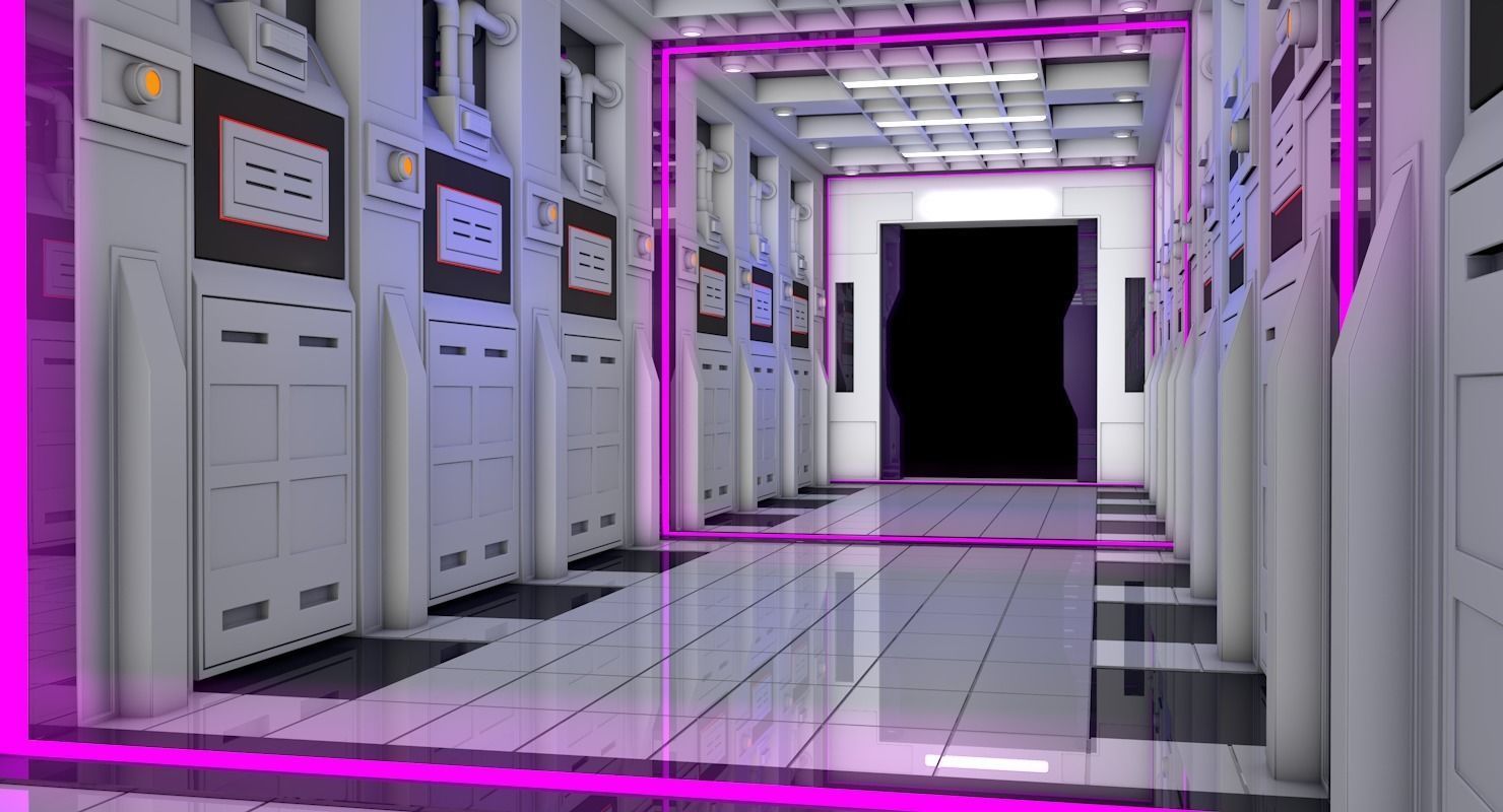 Sci Fi Interior 3D model_5