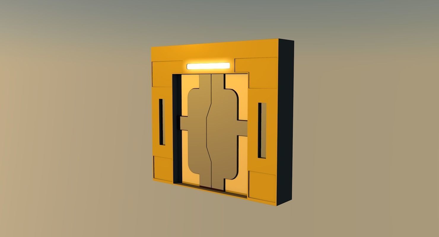 Sci Fi Interior 3D model_8