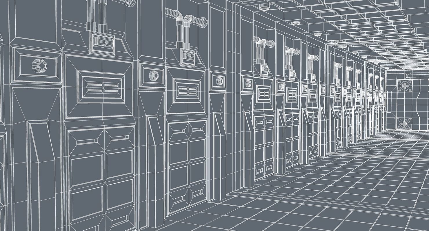 Sci Fi Interior 3D model_13