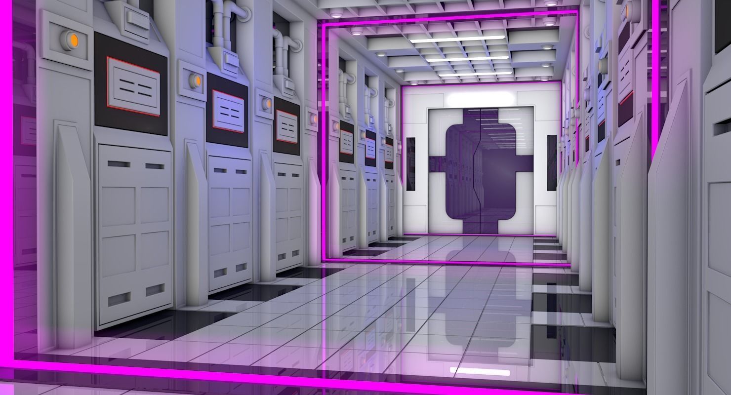 Sci Fi Interior 3D model_6