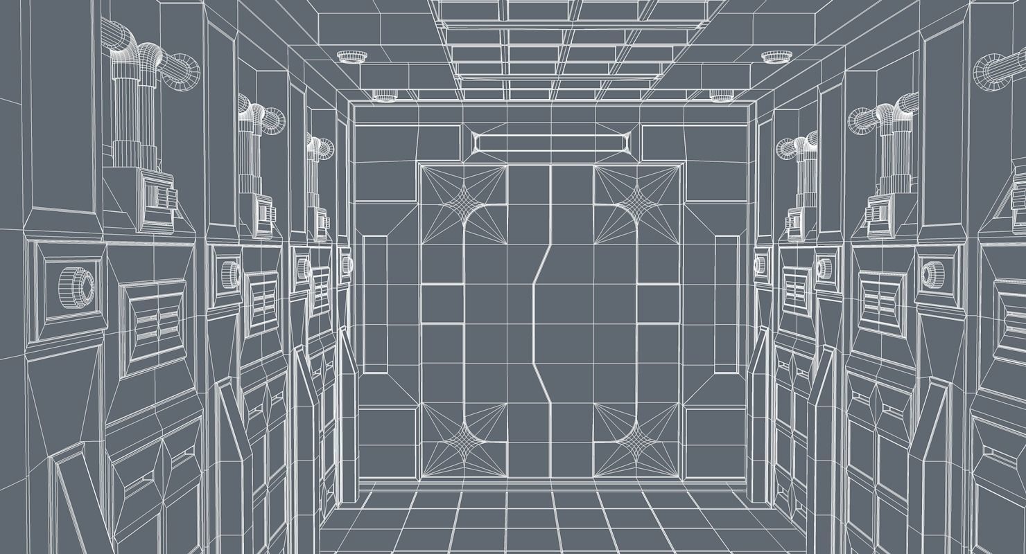 Sci Fi Interior 3D model_9