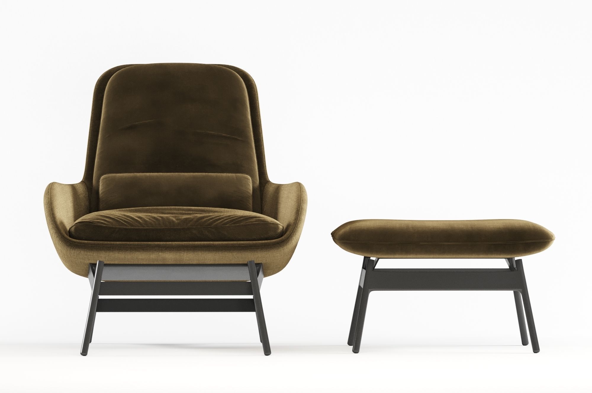 Field Lounge chair 3D model_3