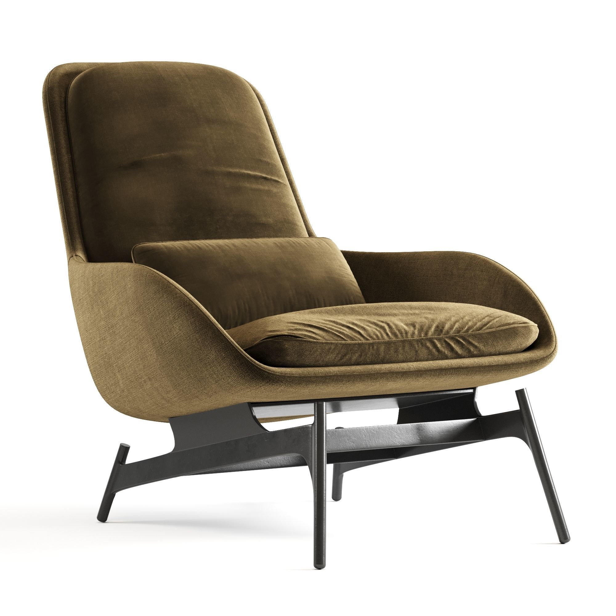 Field Lounge chair 3D model_1