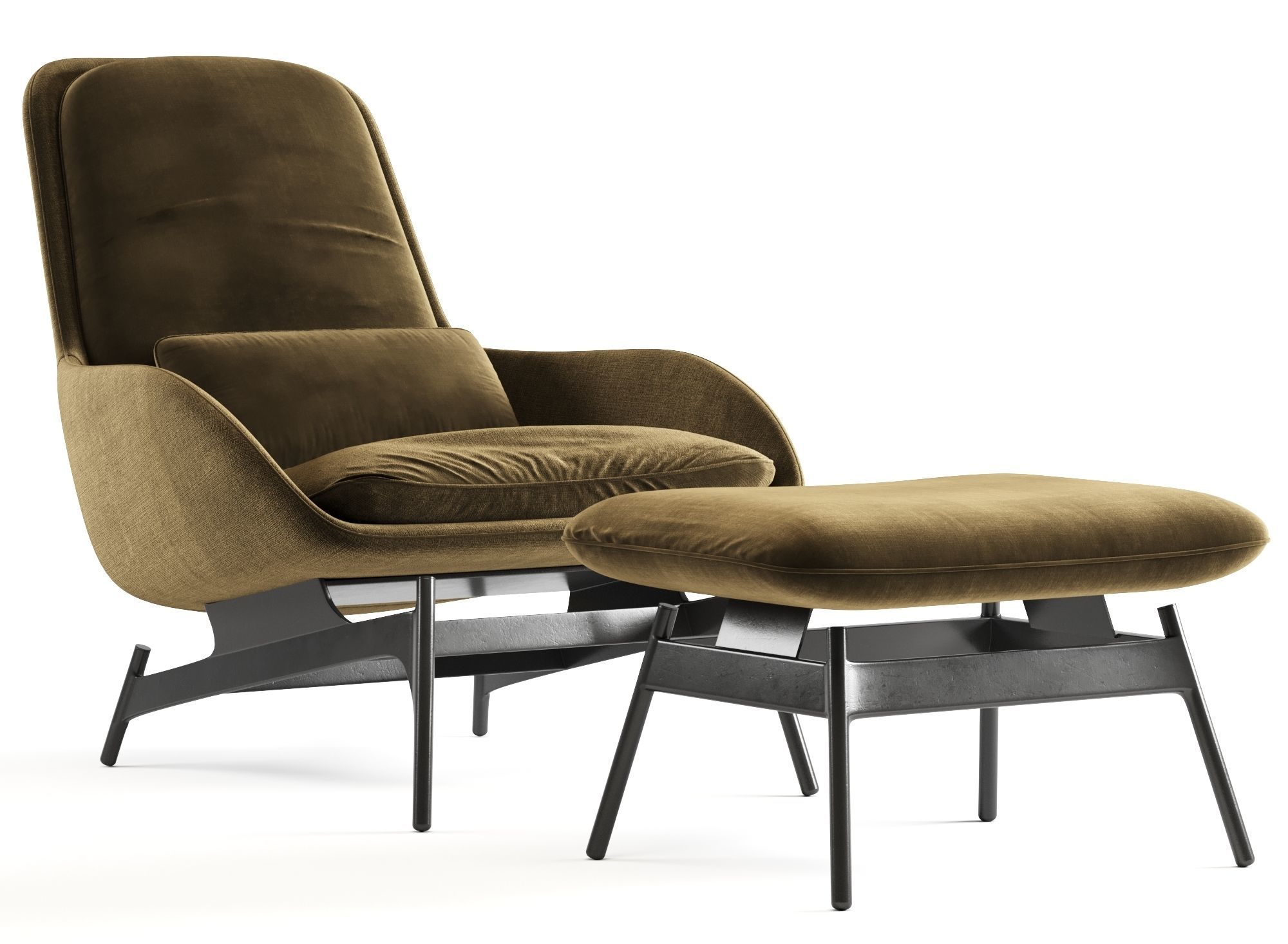 Field Lounge chair 3D model_5