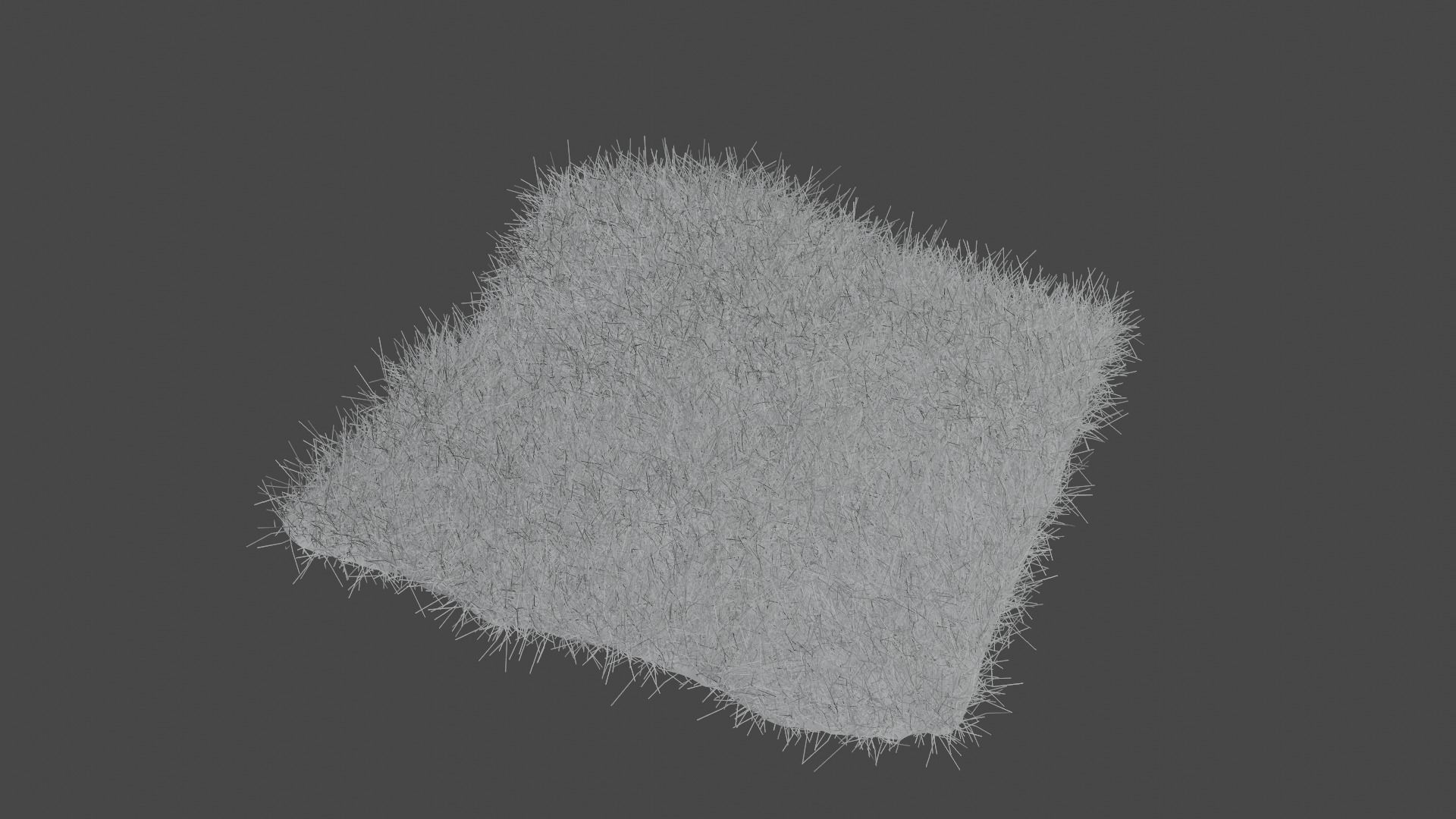 Realistic Grass landscape Free 3D model_3