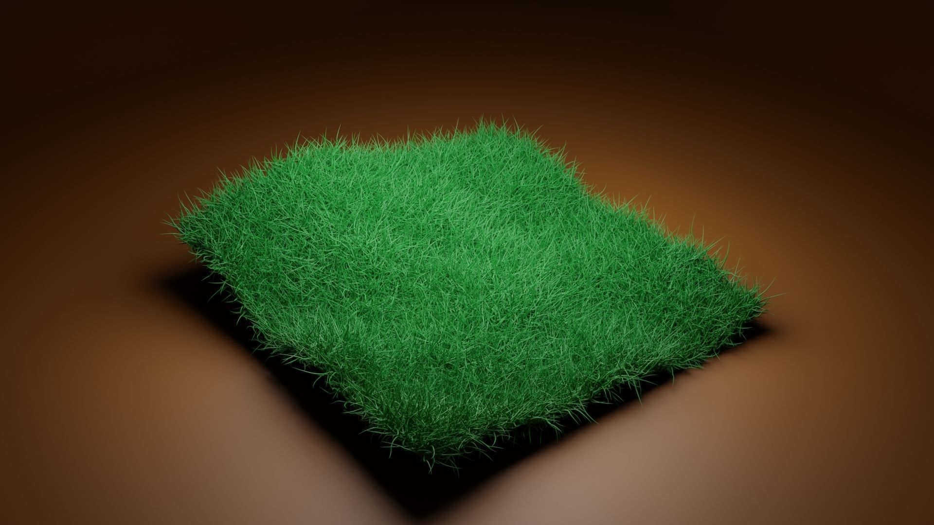 Realistic Grass landscape Free 3D model_2